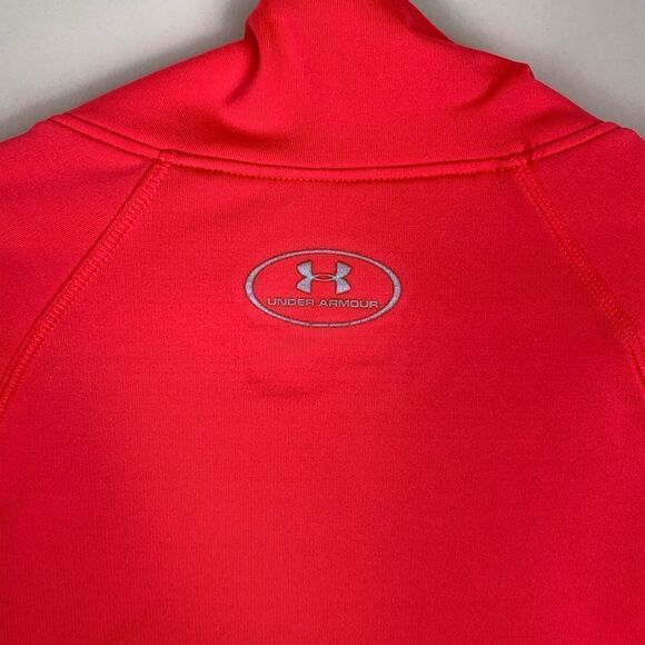 Under Armour Orange Youth Fitted Coldgear  Shirt Sz Lg‎ - Picture 6 of 8